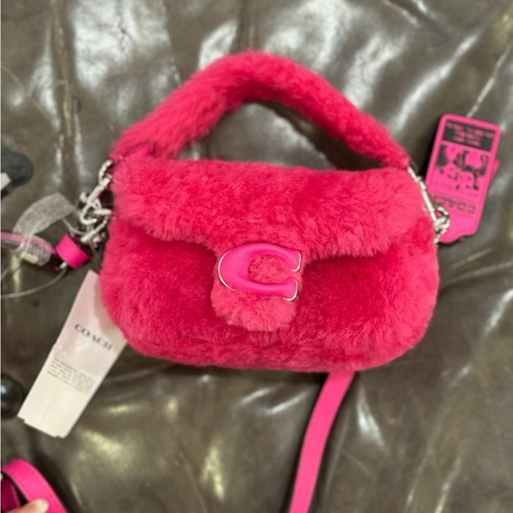 NWT Coach The Lil Nas X Drop Tabby Bag 12 In Shearling CP940 - Picture 7 of 12